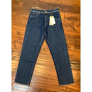 No. 21 Blue Dark Wash Denim Jeans w/ Chain Belt NWT $505, Size 29